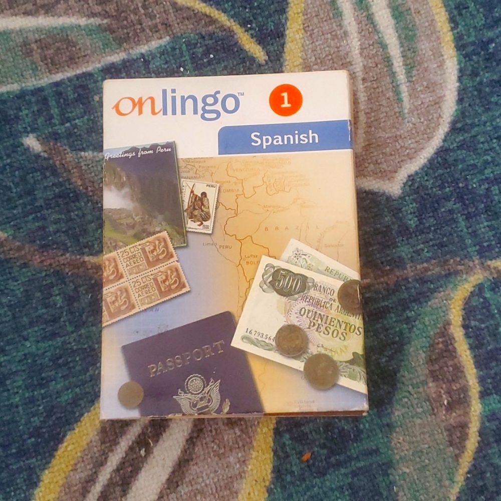 Online Spanish learning CD set